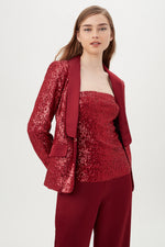 AI BLAZER in RUQA RED additional image 1
