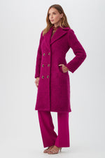 DANTE COAT in FUMIKO FUCHSIA additional image 6