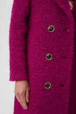 DANTE COAT in FUMIKO FUCHSIA additional image 3