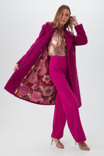 DANTE COAT in FUMIKO FUCHSIA additional image 5