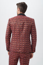 GREGORY BLAZER in RUQA RED MULTI additional image 2