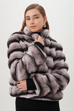 Faux Fur Mikel Coat in NATURAL additional image 9