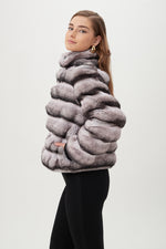 Faux Fur Mikel Coat in NATURAL additional image 8