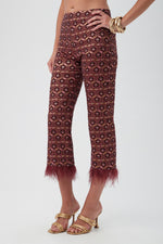 SHIBUI PANT in RUQA RED MULTI additional image 4