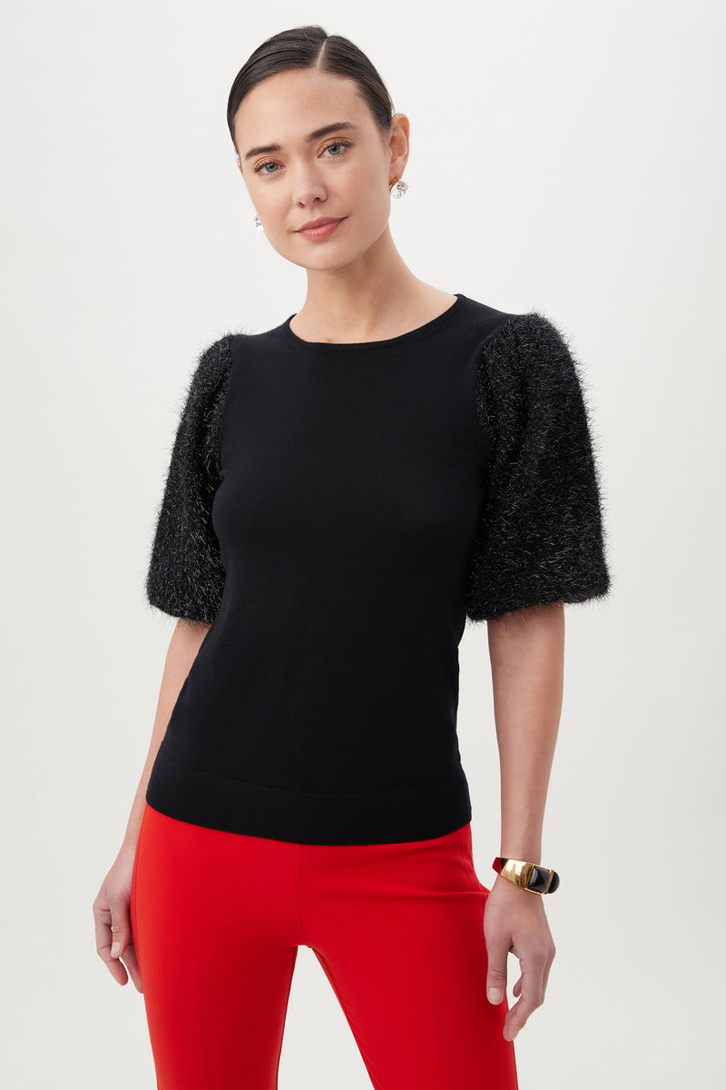 BARBIER SWEATER in BLACK