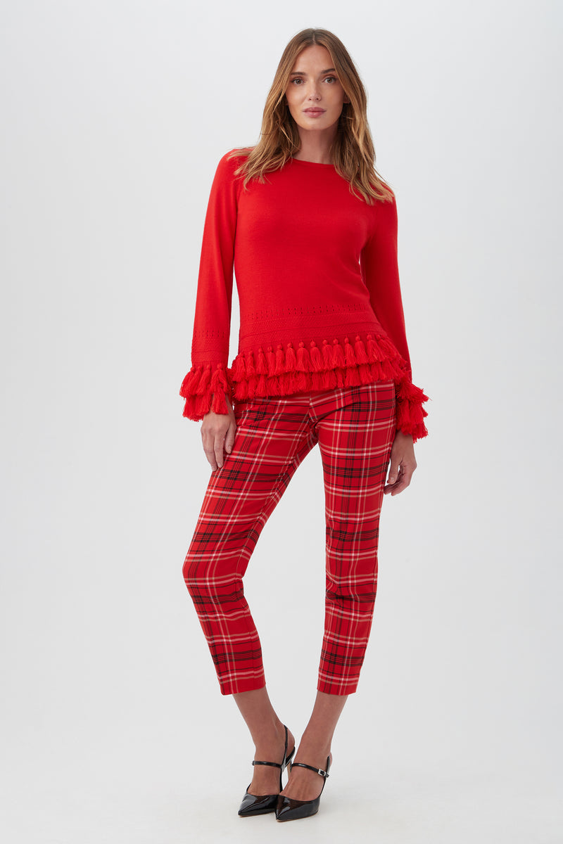 KOKA SWEATER in REINA RED additional image 6