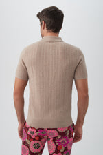 ASHER POLO in TAUPE additional image 7