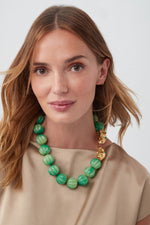 KJL JADE BEAD LION HEAD NECKLACE in JADE additional image 1