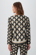 MINATO METALLIC KNIT LONG-SLEEVE TOP in MULTI additional image 1