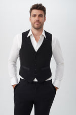 IRVING VEST in BLACK