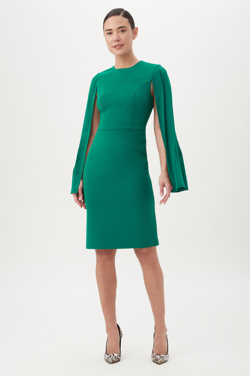 MONUMENTAL DRESS in EMERALD