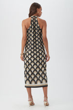 GIRI METALLIC KNIT SLEEVELESS MAXI DRESS in MULTI additional image 1