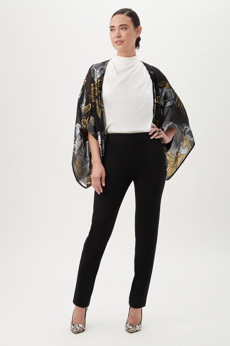 EXQUISITE JACKET in BLACK/METALLIC additional image 2