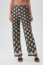ASIA METALLIC KNIT WIDE-LEG PANT in MULTI