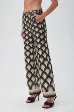 ASIA METALLIC KNIT WIDE-LEG PANT in MULTI additional image 1