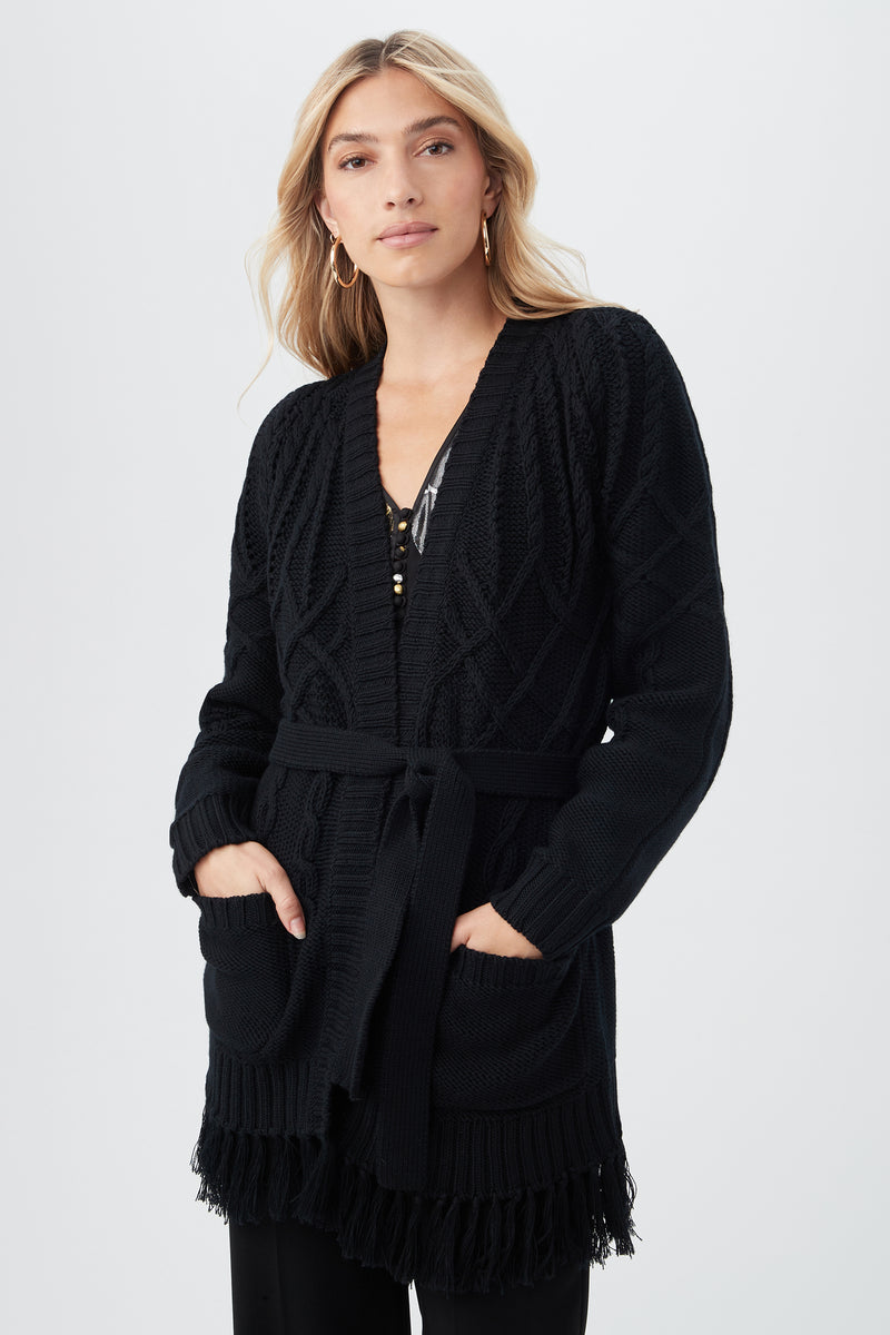 BOURDELE SWEATER in BLACK