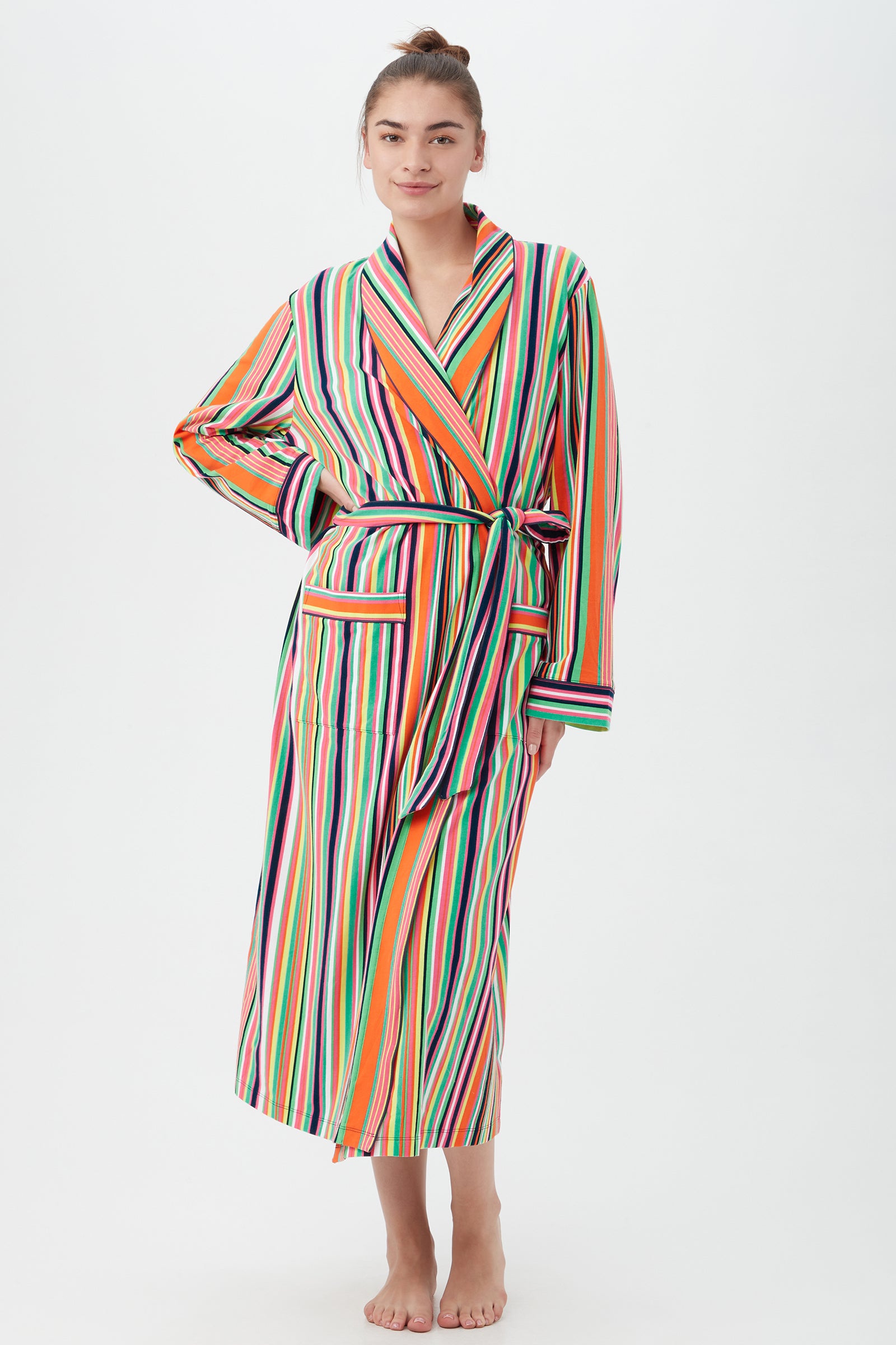 Stripe Robe De Chambre - decent-life