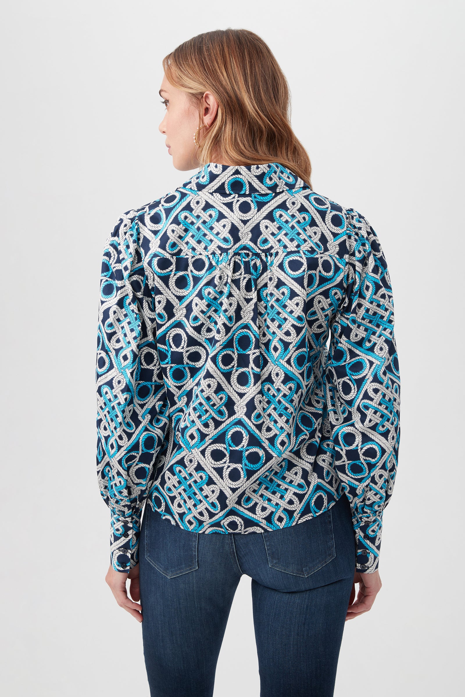 トリーナターク Trina Turk Owl Top レディース シャツ トップス Multi 2409115LD1_BLK_0435_grande.jpg