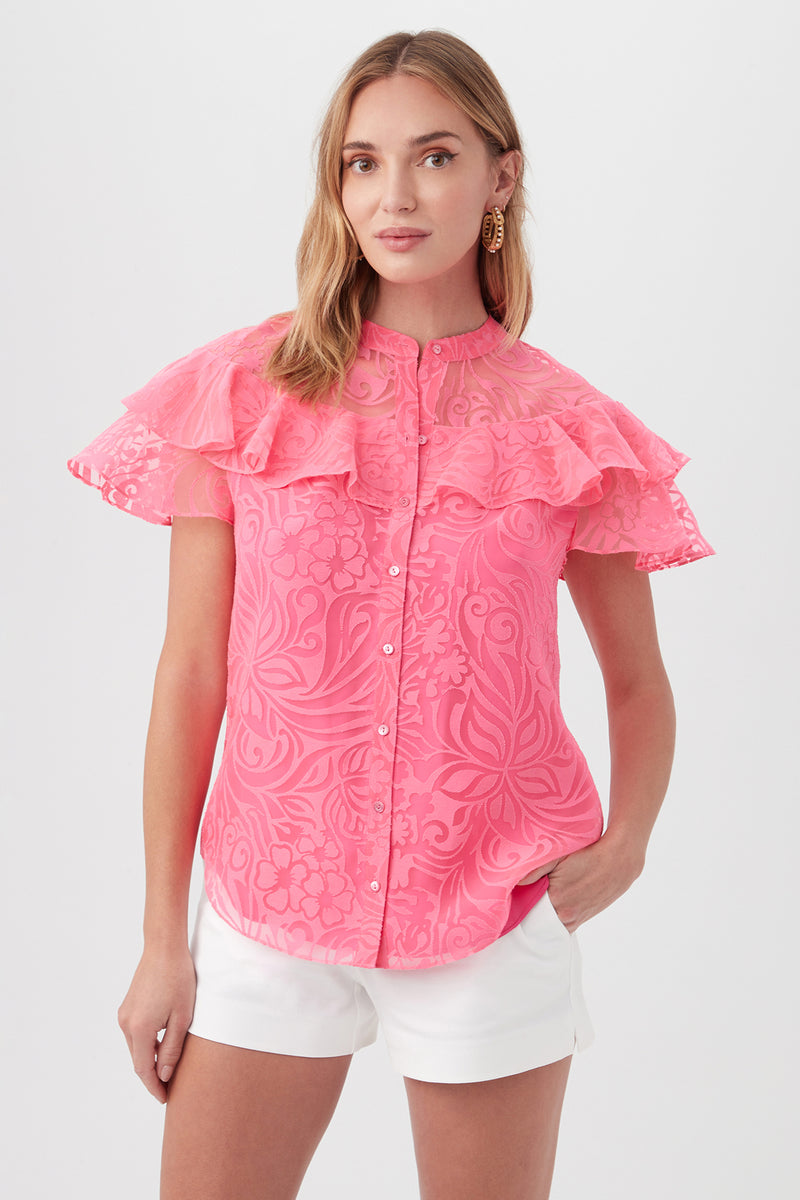 BEACHFRONT TOP in PAPILLON PINK