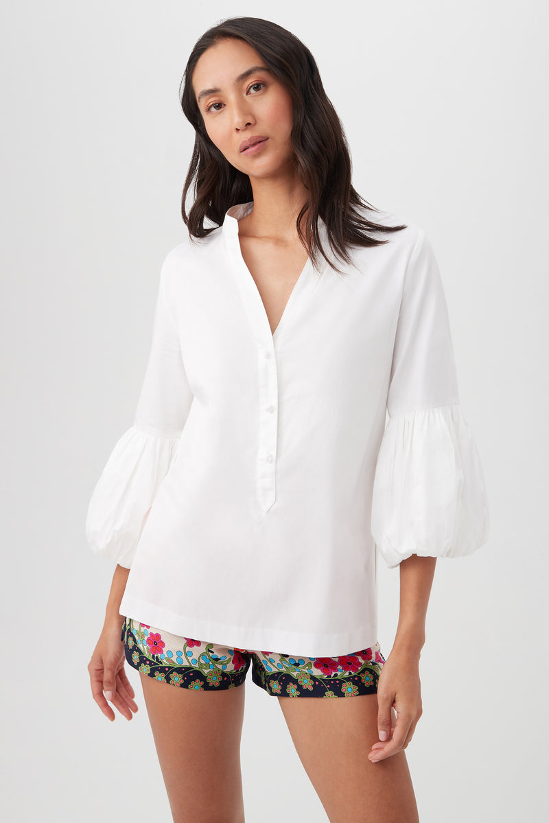 FRESHWATER TOP in WHITE