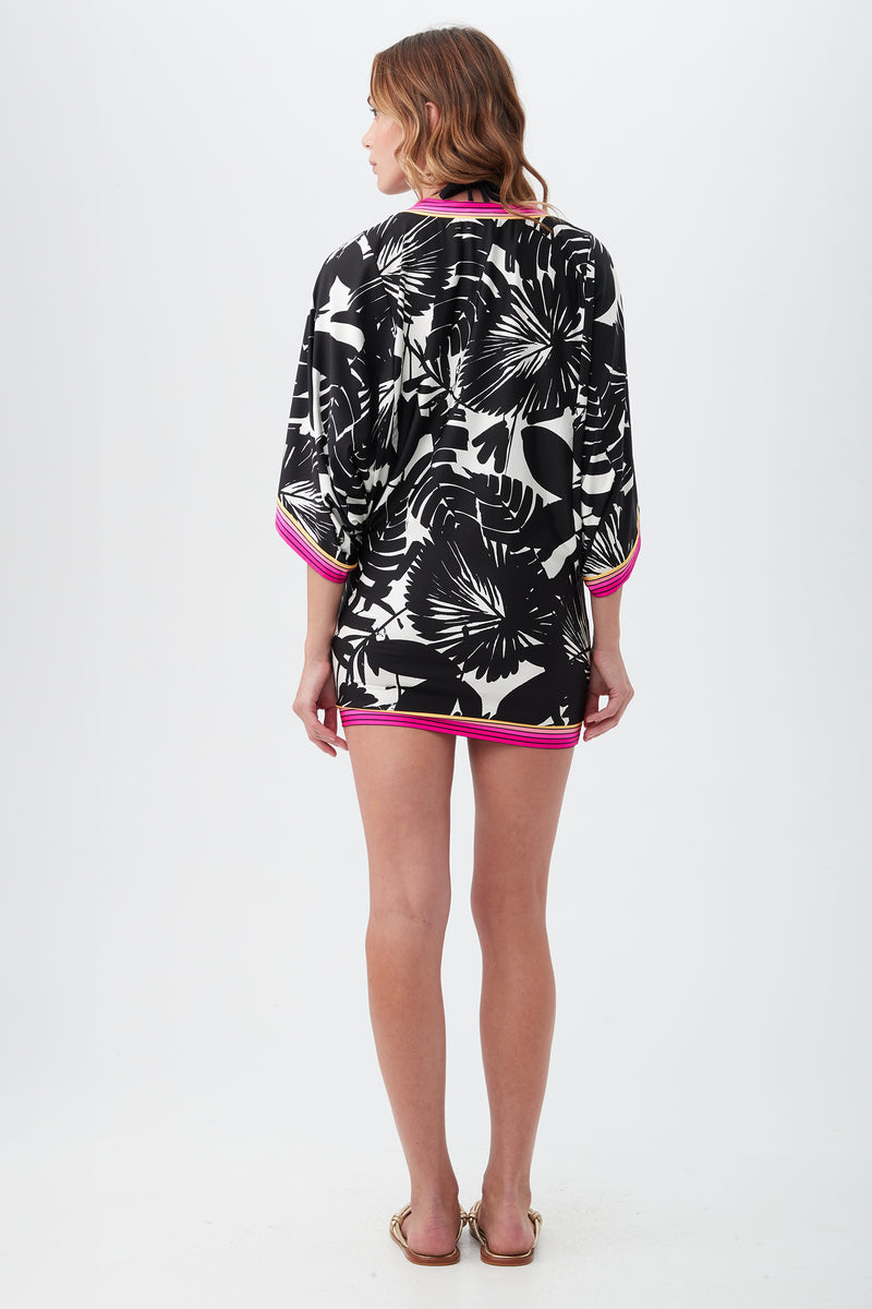 LENNOX SWIM TUNIC in BLACK/VANILLA additional image 1