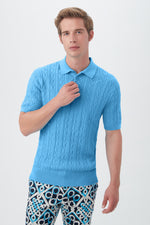 NEWPORT SHORT SLEEVE POLO in BELOW DECK BLUE additional image 4