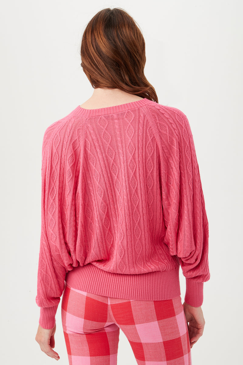BLUE COVE PULLOVER in PAPILLON PINK additional image 1