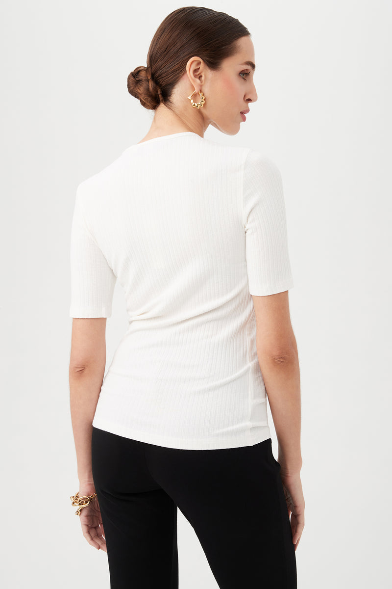VIVIKA 2 CREWNECK in WHITE additional image 1