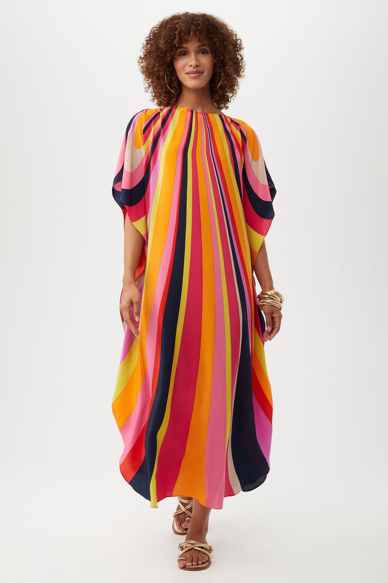 JALANI MAXI CAFTAN DRESS in MULTI additional image 1