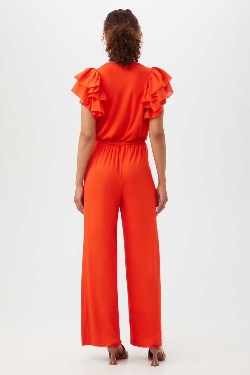 WESTON JUMPSUIT in REEF RED additional image 1