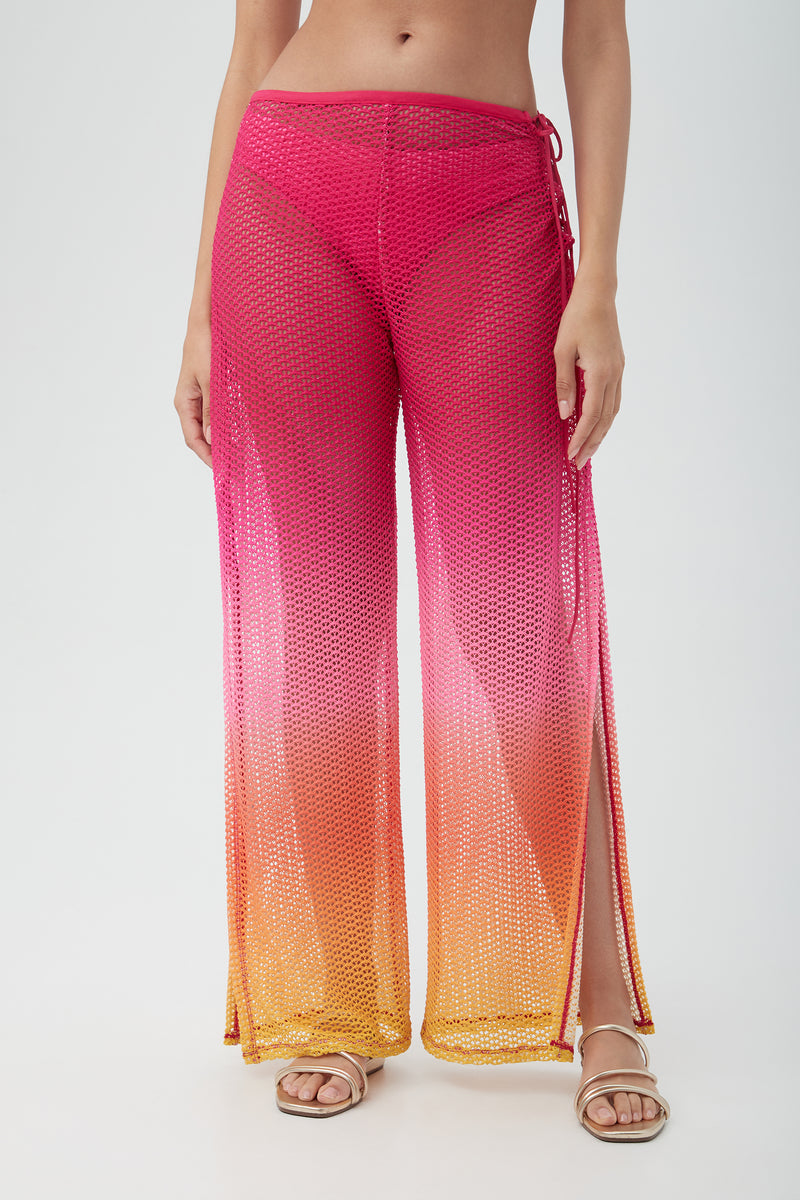 OPAL SIDE LACE UP PANT in SUN