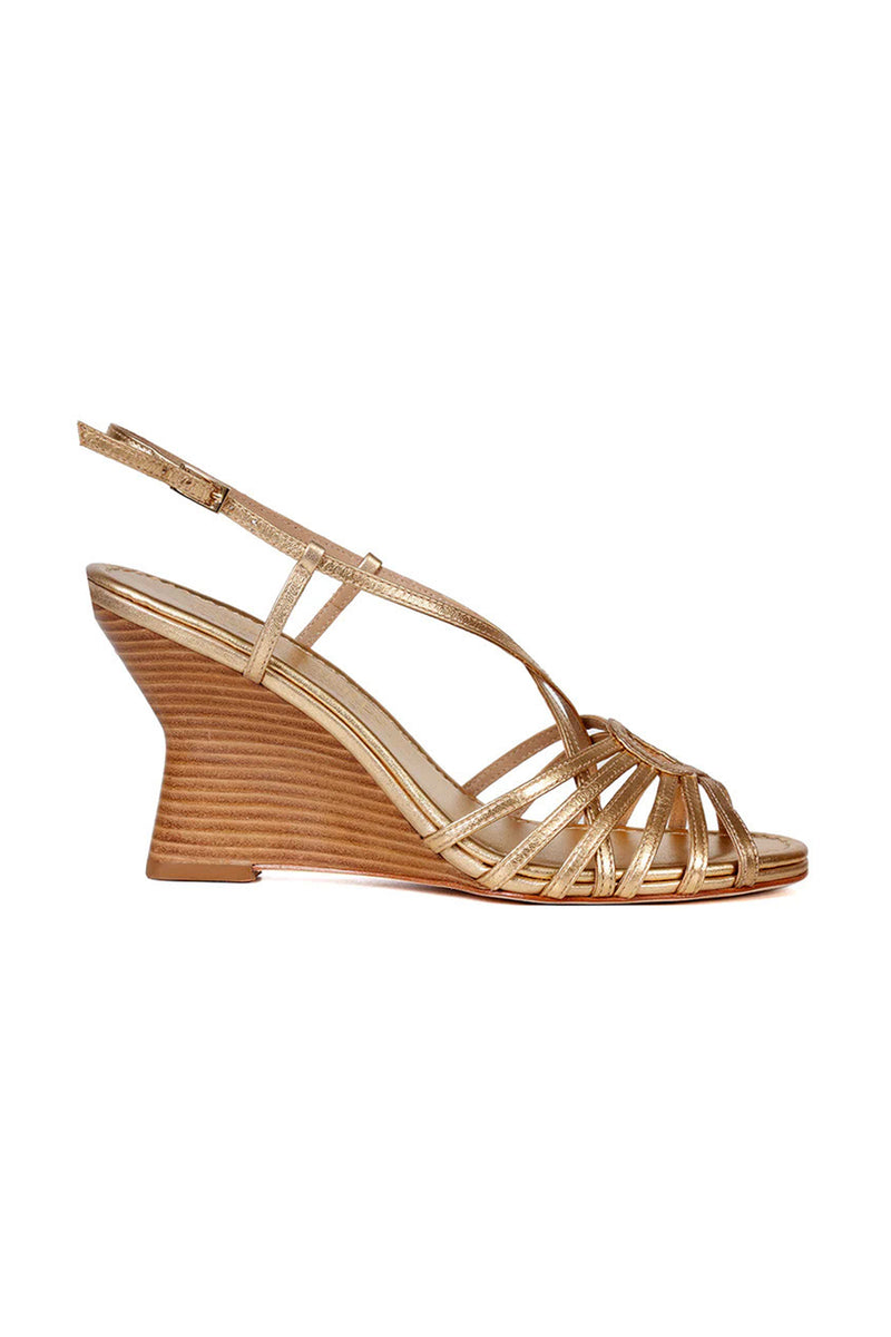 PAULA TORRES HANNA WEDGE in GOLD additional image 1