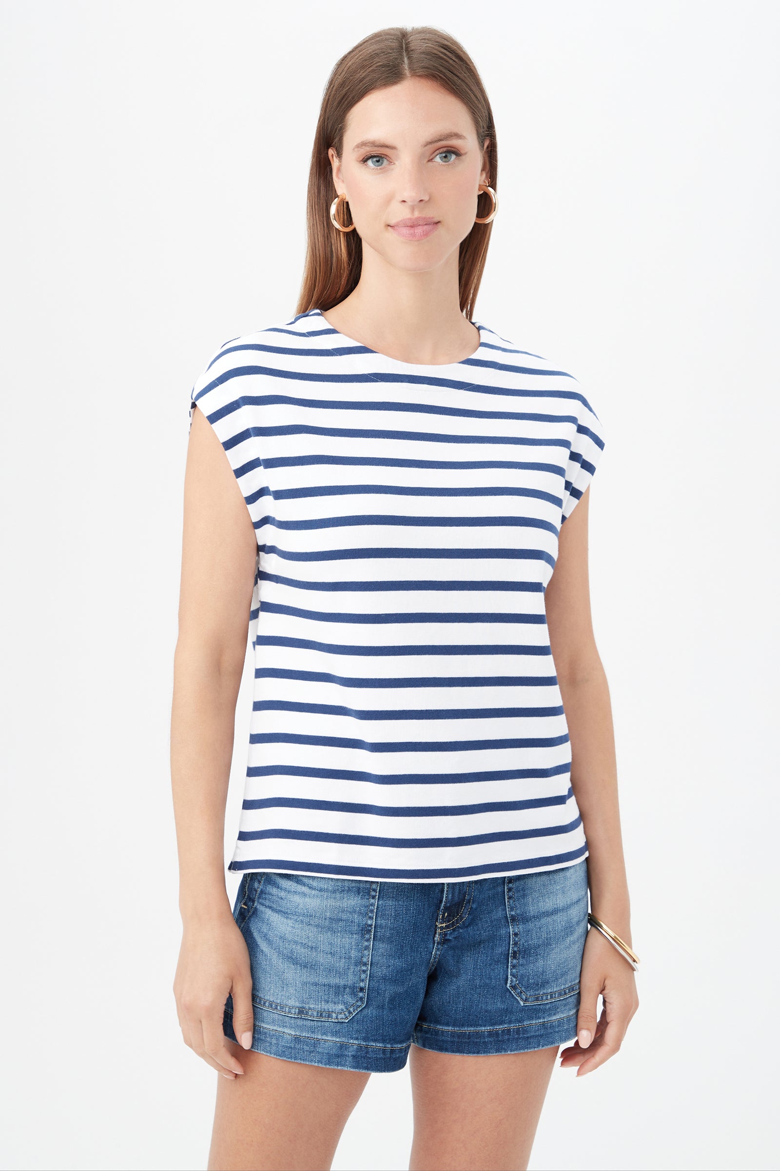 AG Women's Lyra Striped Tank Top - decent-life