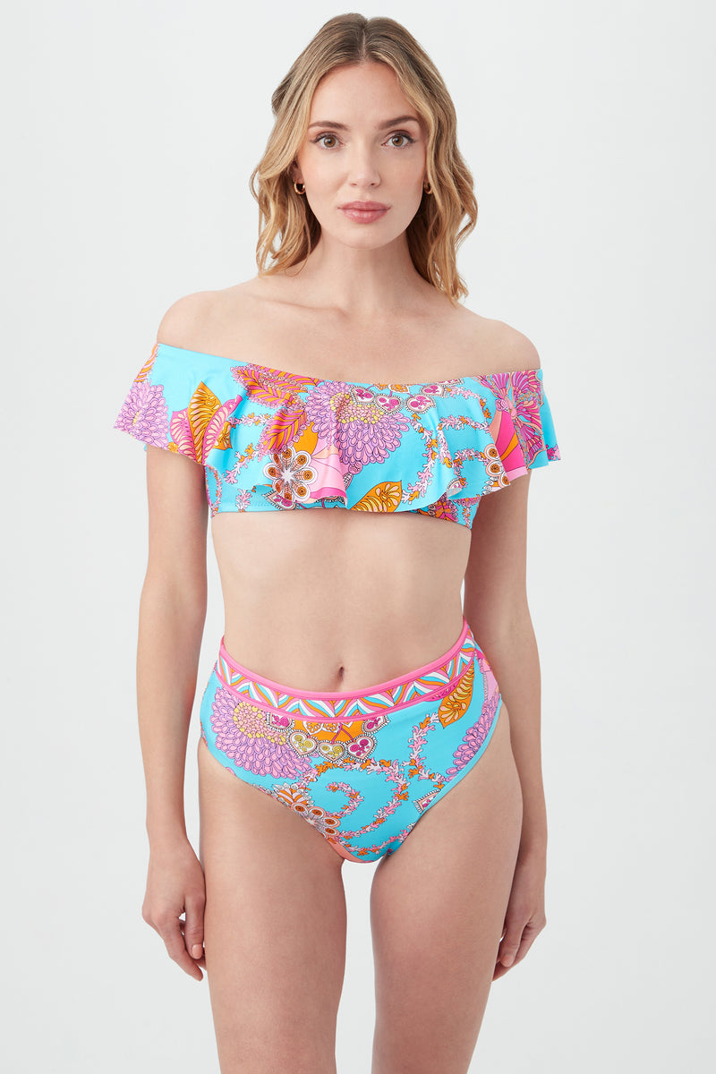 MEILANI OTS BANDEAU TOP Trina Turk