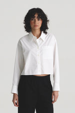 AG AUBREY WHITE LONG SLEEVE BUTTON-UP SHIRT in AG AUBREY WHITE LONG SLEEVE BUTTON-UP SHIRT additional image 2