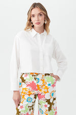 AG AUBREY WHITE LONG SLEEVE BUTTON-UP SHIRT in AG AUBREY WHITE LONG SLEEVE BUTTON-UP SHIRT