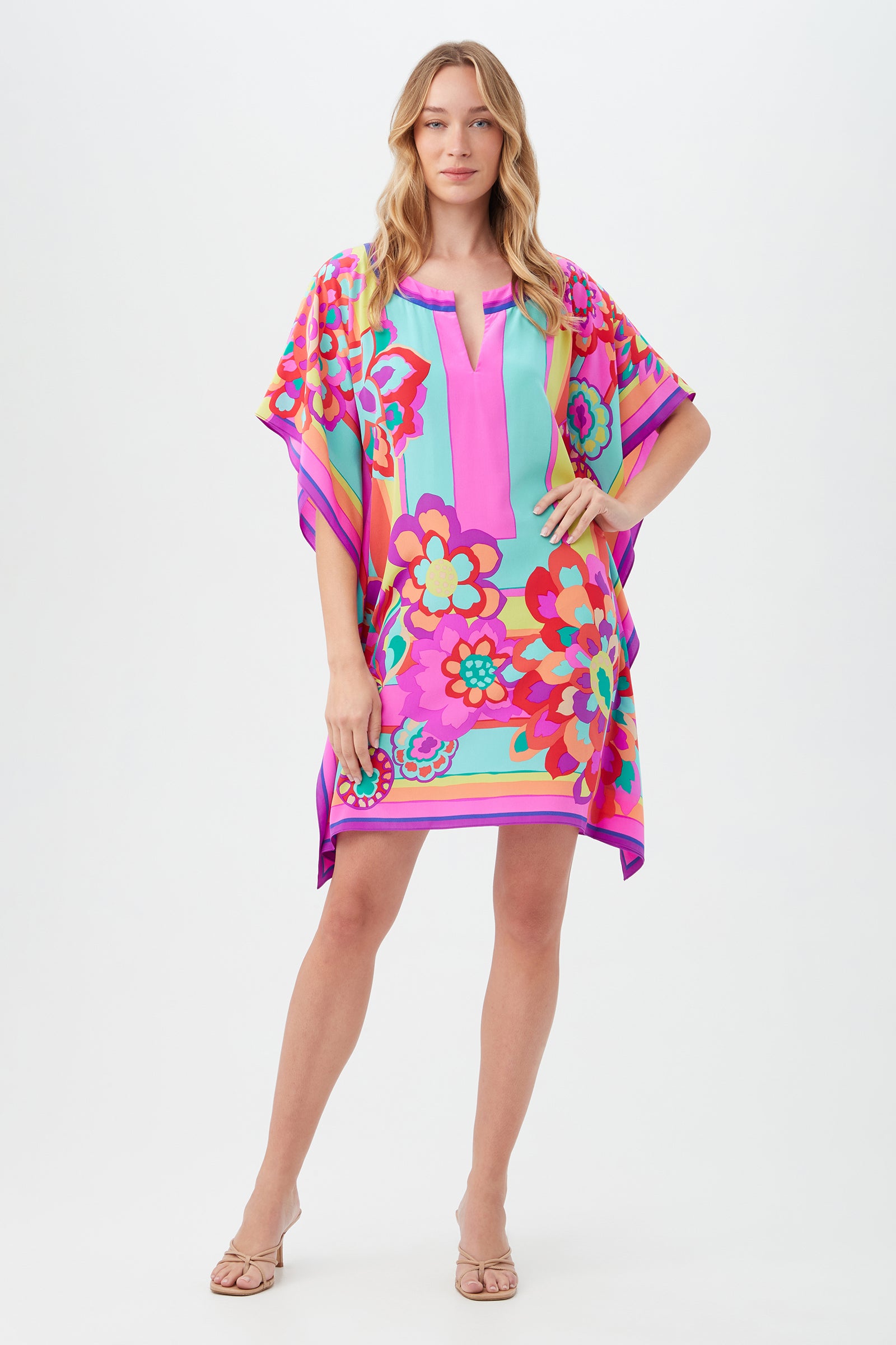 Theodora Caftan Dress - Isola Silk