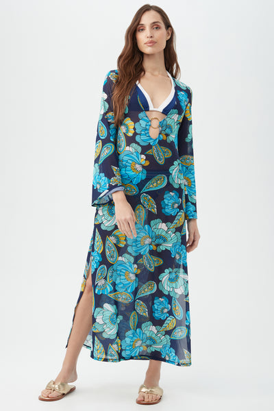 PIROUETTE MESH MAXI DRESS
