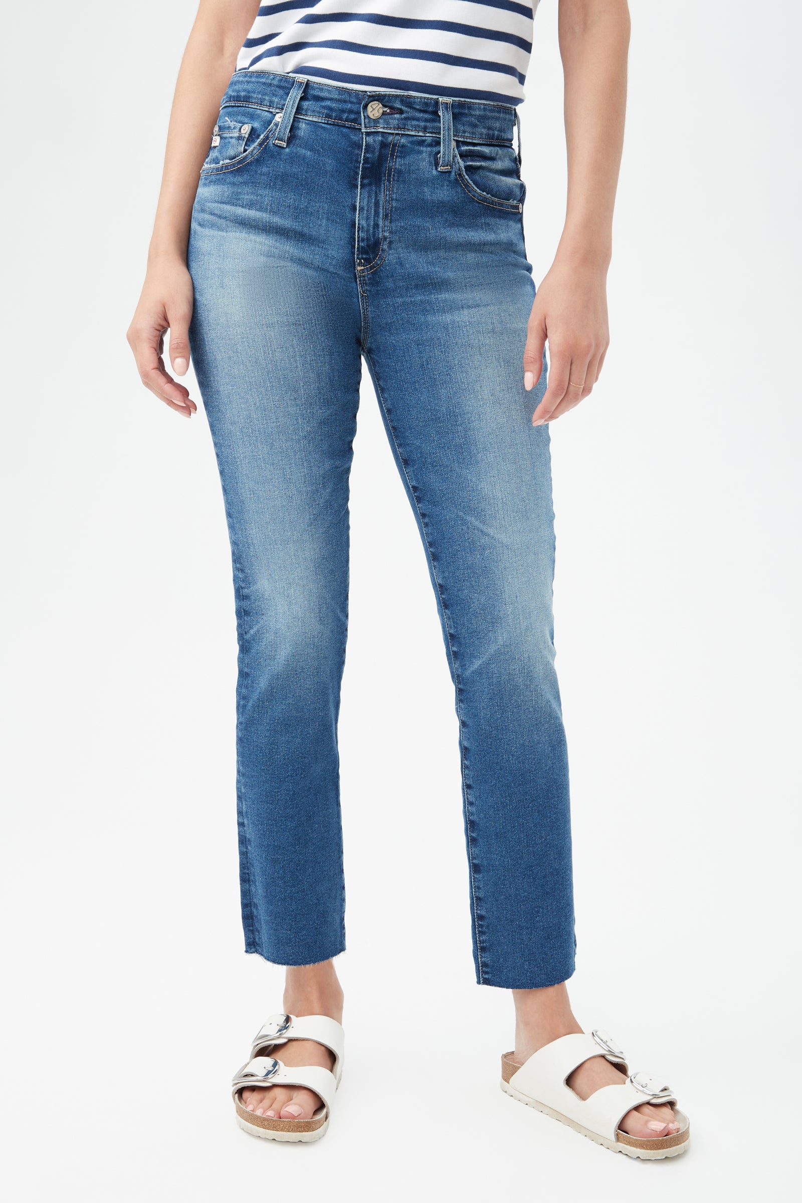 AG Women's Mari Crop Blue Jean - decent-life
