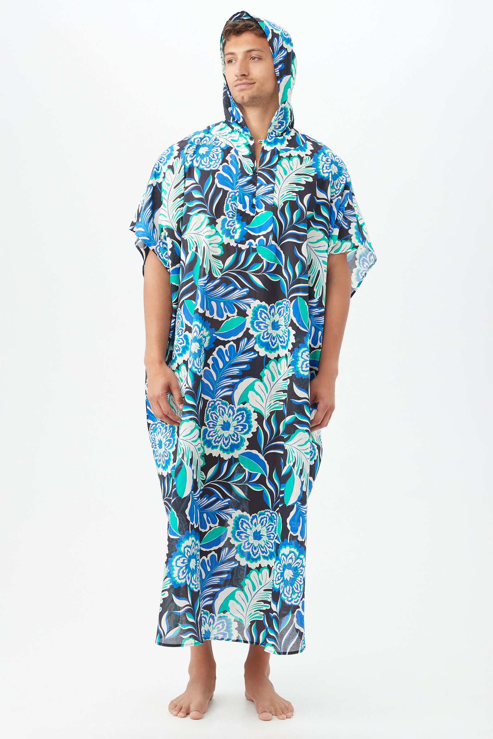 Hurley 2 Caftan - Lokelani Print Cotton