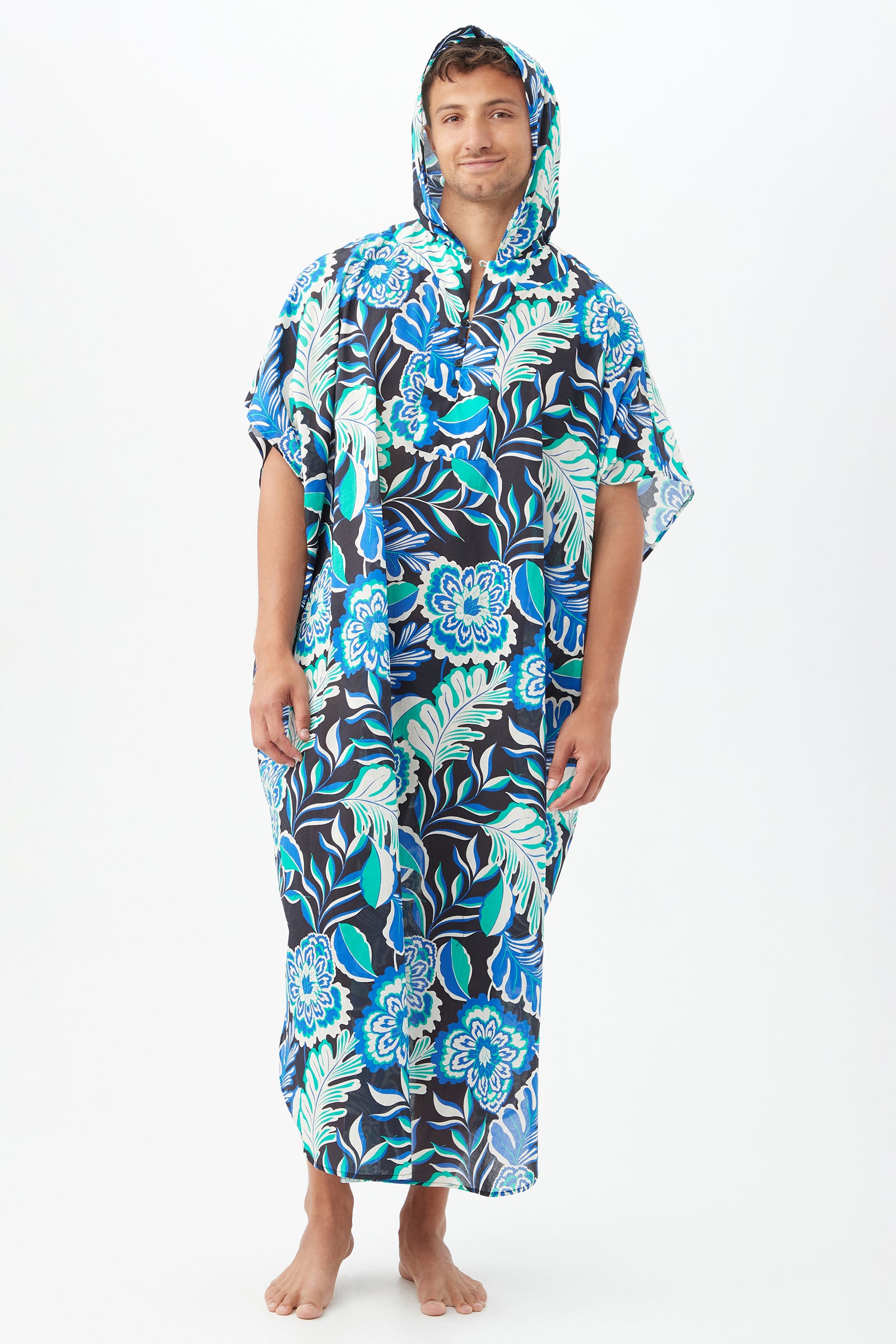 Hurley 2 Caftan - Lokelani Print Cotton