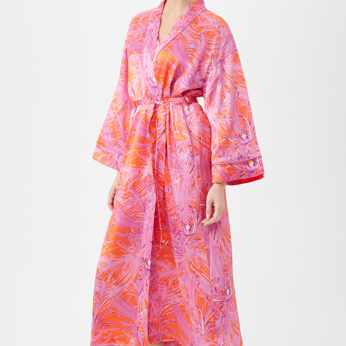 Bedhead X Trina Turk Long Silk Robe