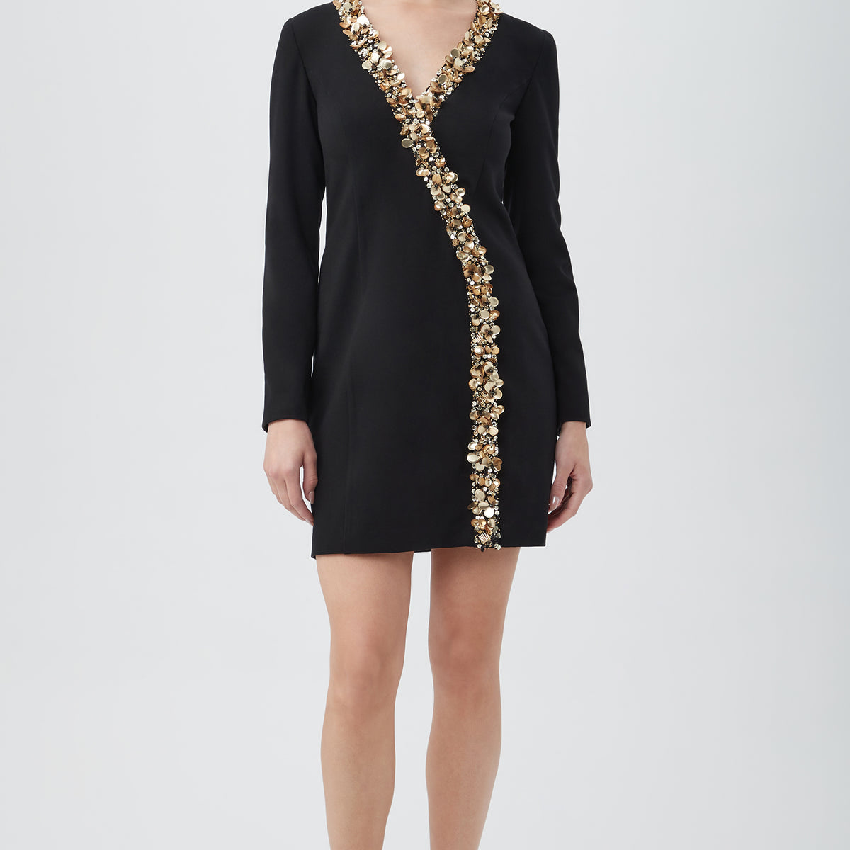 Trina Turk womens Darliah Dress, 6, Women's, Black