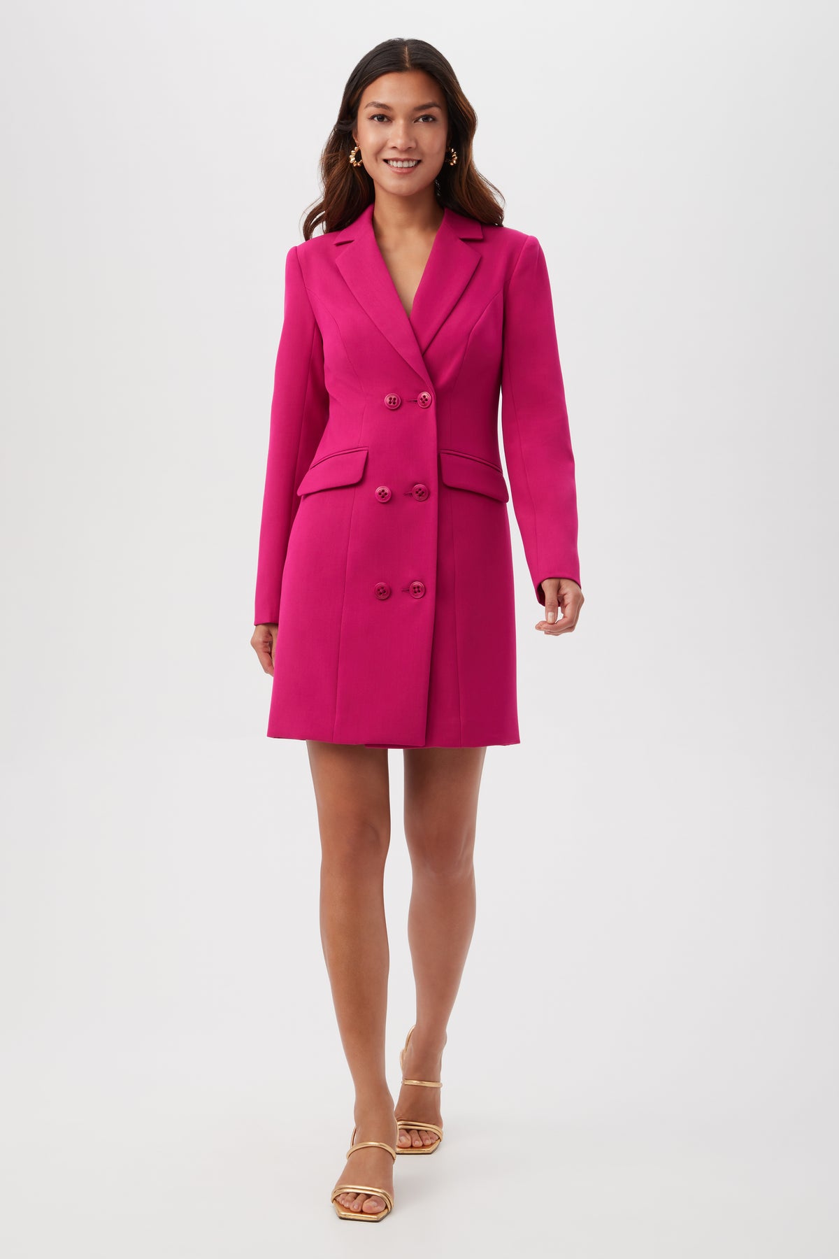Katana 2 Long Sleeve Double-Breasted Blazer Dress