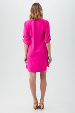 PORTRAIT SHIRT DRESS in TRINA PINK additional image 4