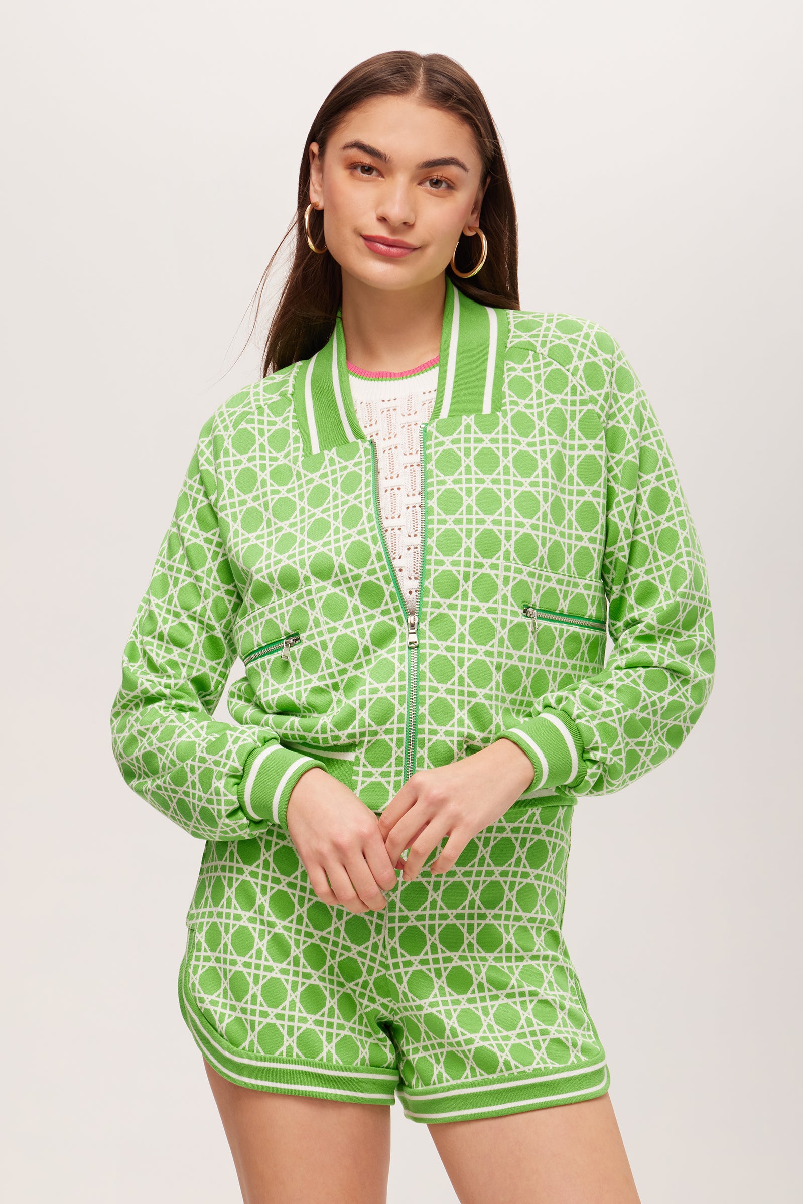 Kyle Zip-Up Bomber Jacket - Billie Jean