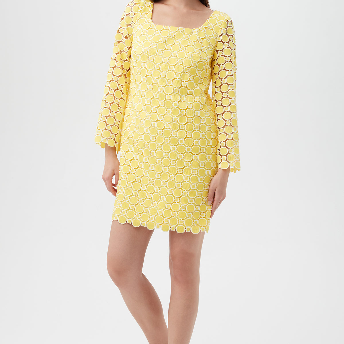 pastel ariella dress with gold fleck Pastel Ariella Dress with Gold Fleck