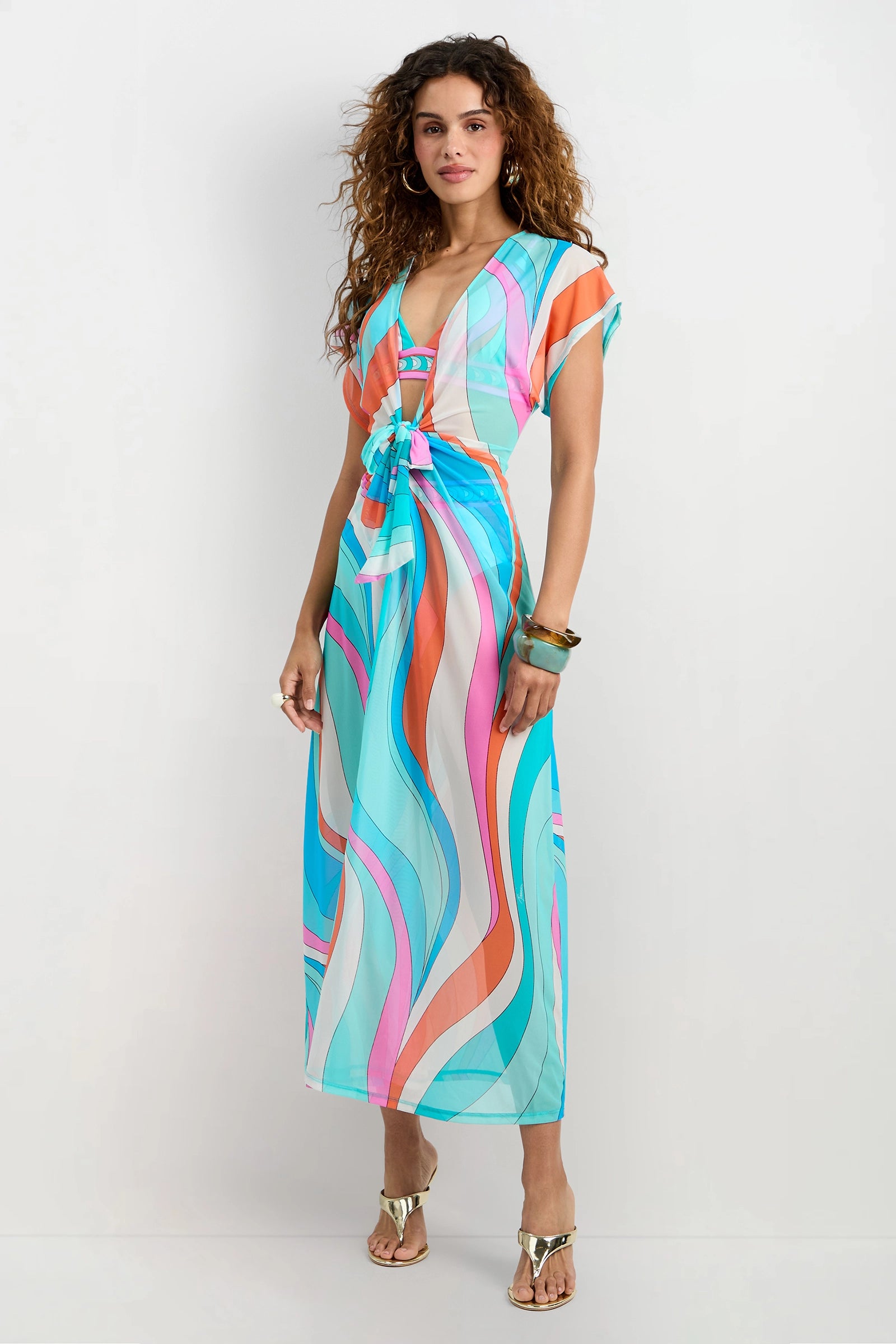 Of course! Please provide the keywords you’d like me to use for the Cover-Up Maxi Dress - Apollo in MULTI.