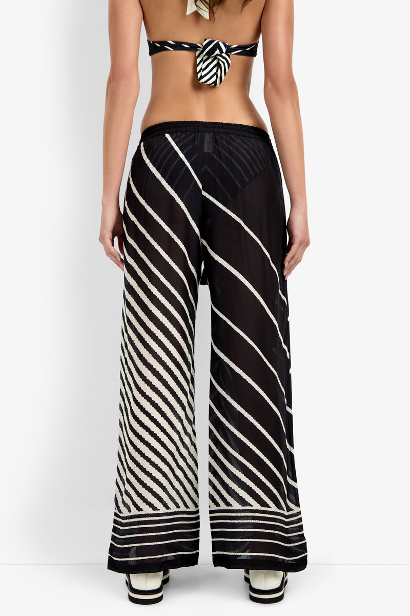 Of course! Please provide the keywords you'd like me to use for the Net Stripe Beach Pant.