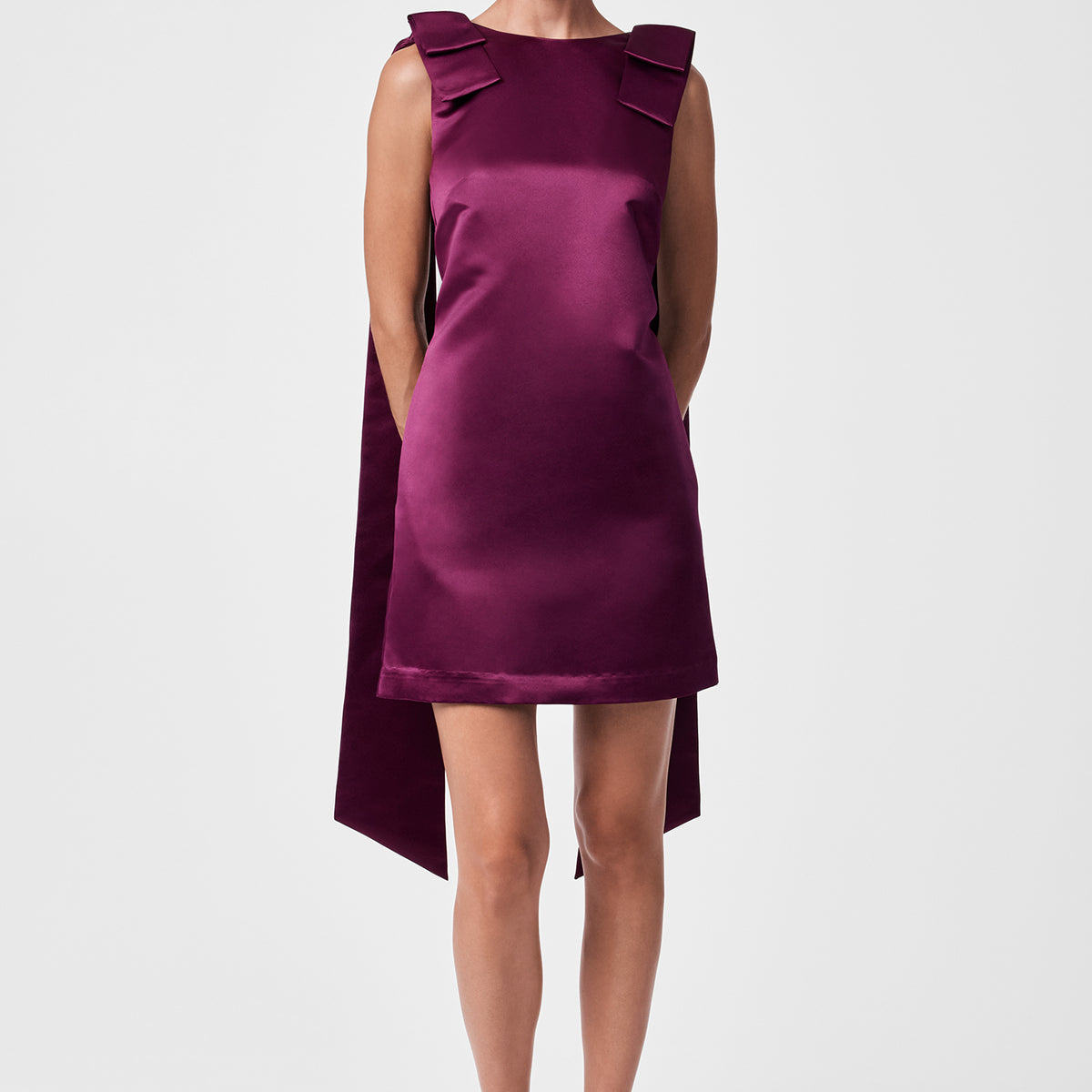 Priscilla Bow Mini Dress